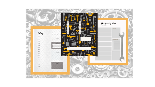 Fix, Plan, Repeat – 3 Tool-Inspired Daily Pages